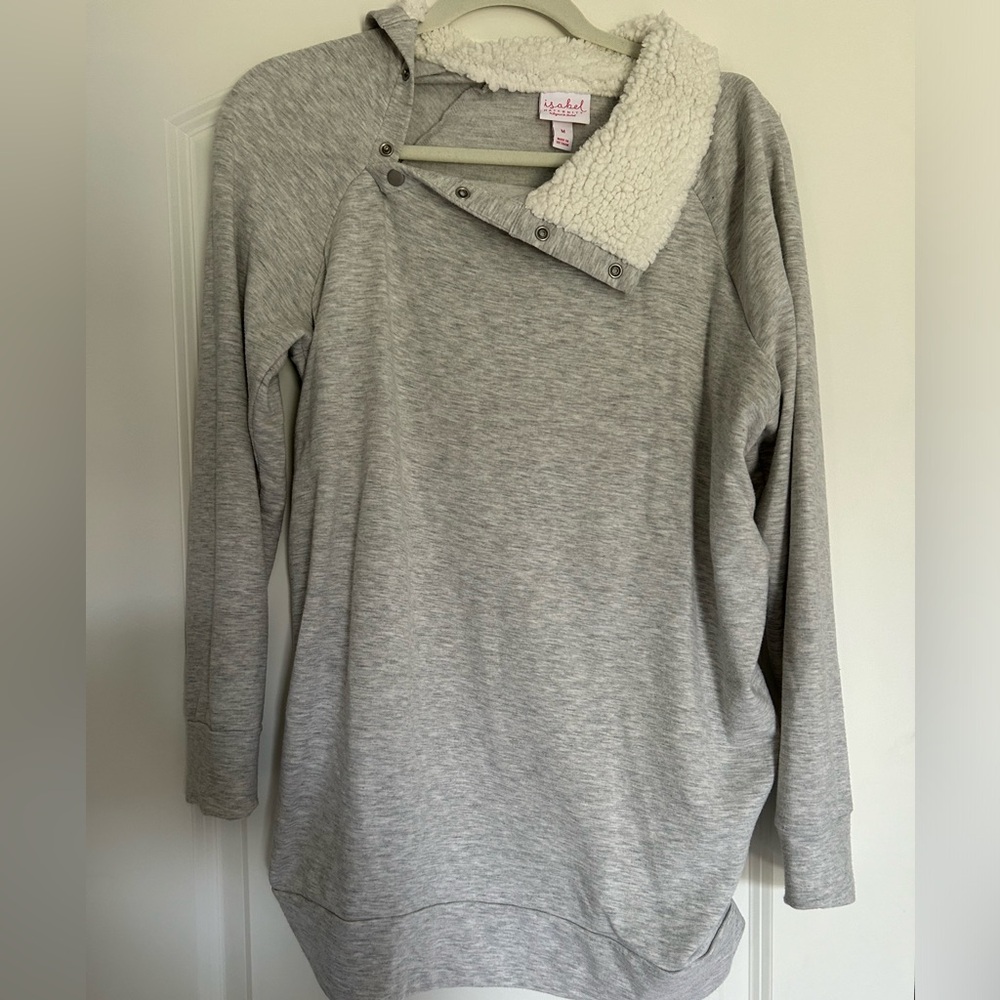 Isabel Maternity Grey Sweatshirt